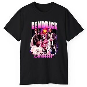 Kendrick Black Graphic cotton T-Shirt